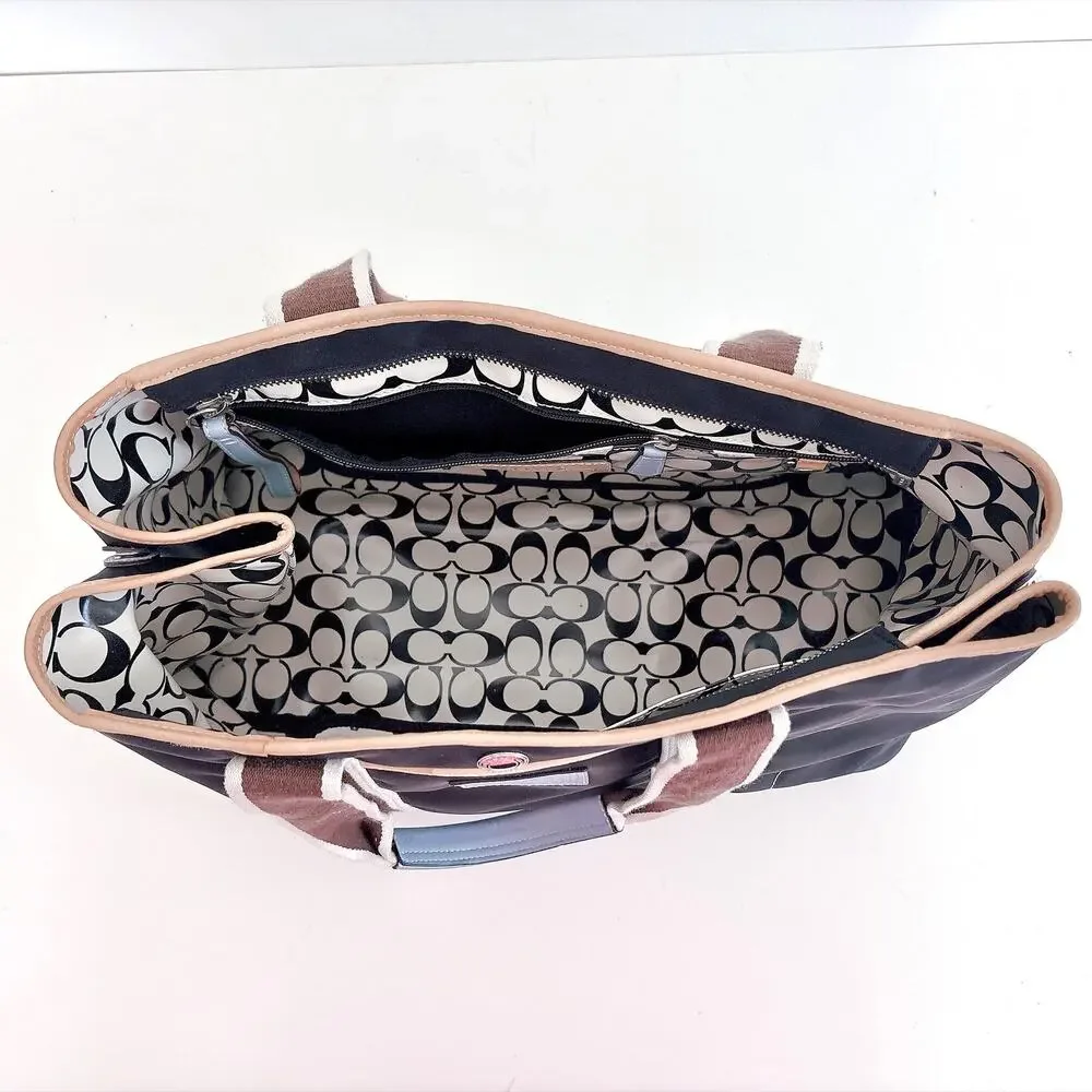 COACH Y2K HAMPTON WEEKENDER LARGE ADJUSTABLE TOTE TRAVEL BAG